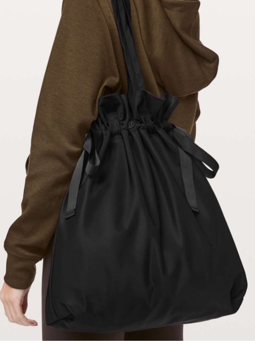 Lululemon Athletica Easy As Sunday Black Tote Bag